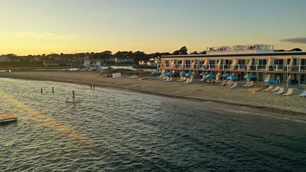 Hotel private beach