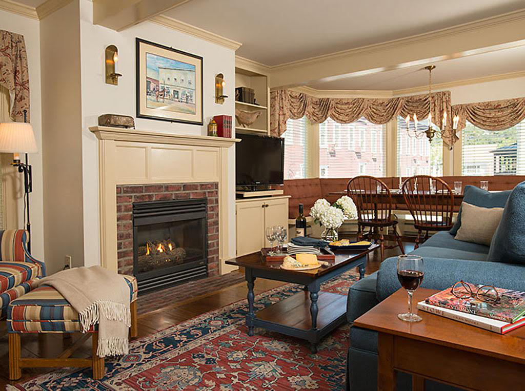 Living area at the inn