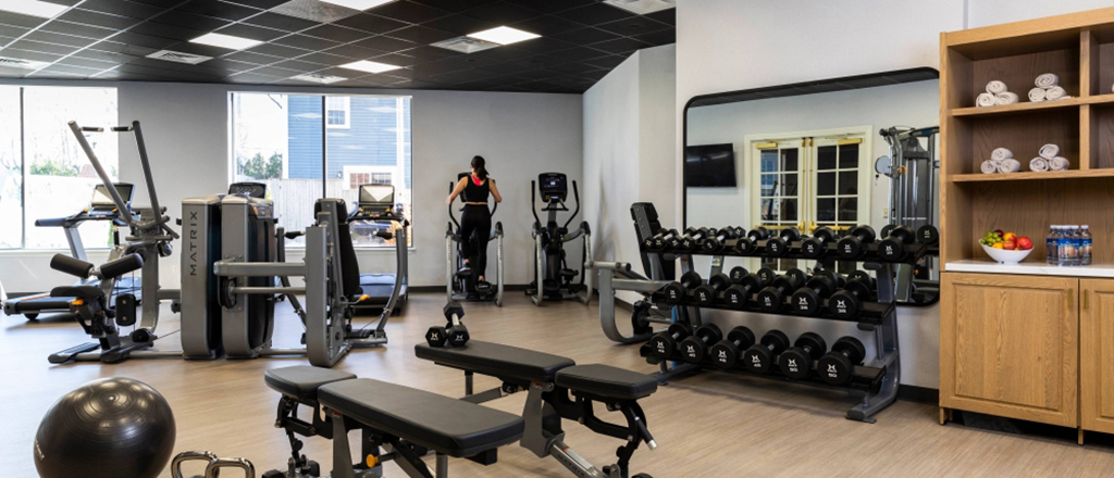 Hotel fitness centre