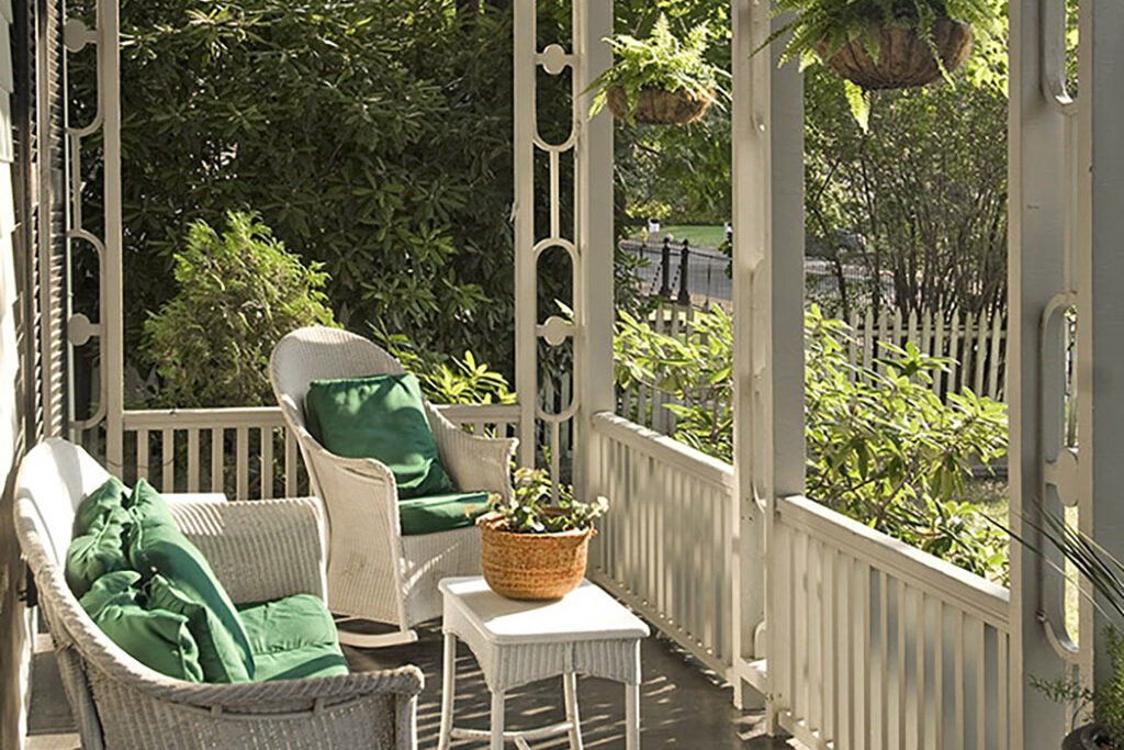 Hotel porch