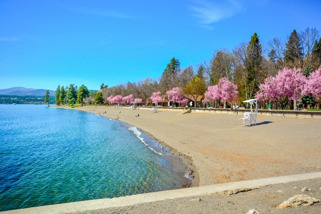 Beach in Coeur D'Alene