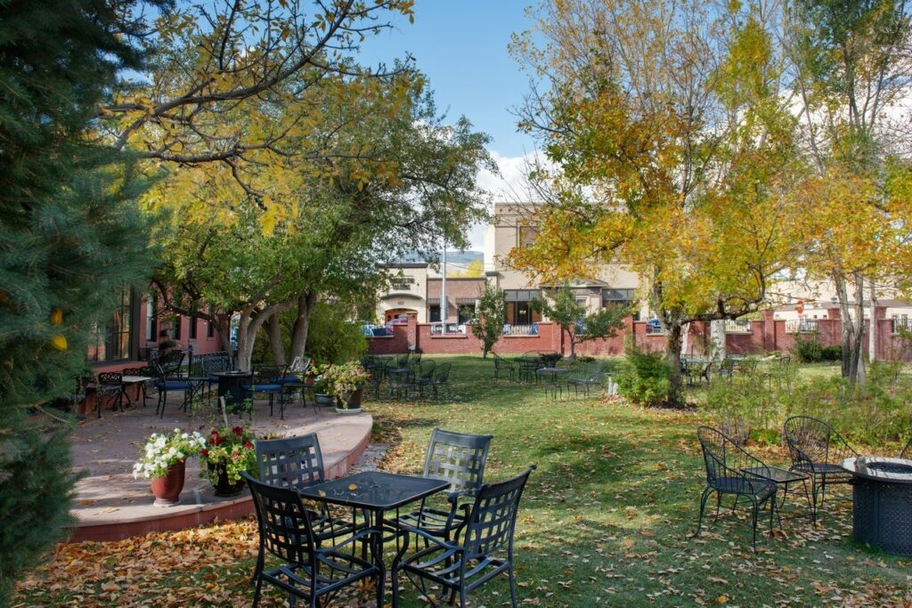 Hotel patio