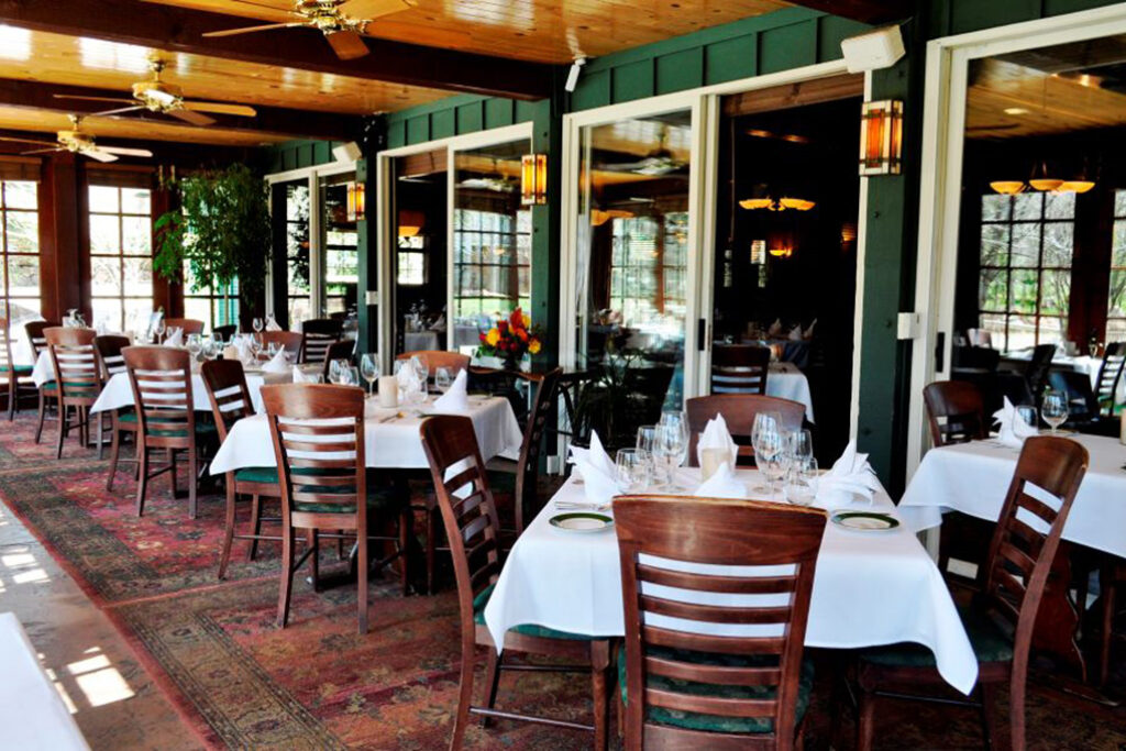 Dining area at the inn