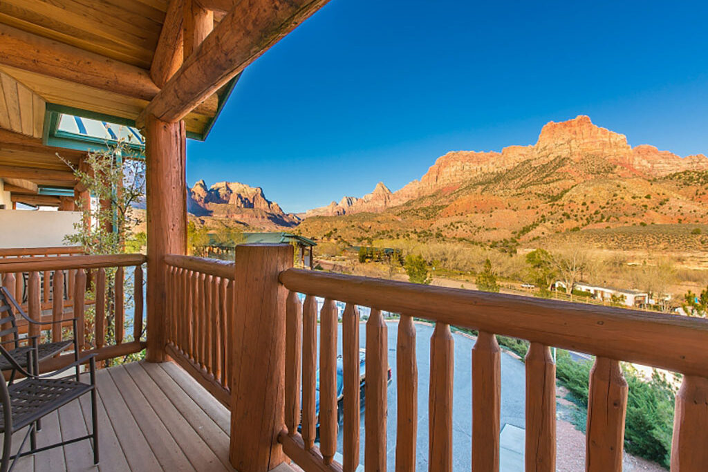 Suite balcony and view