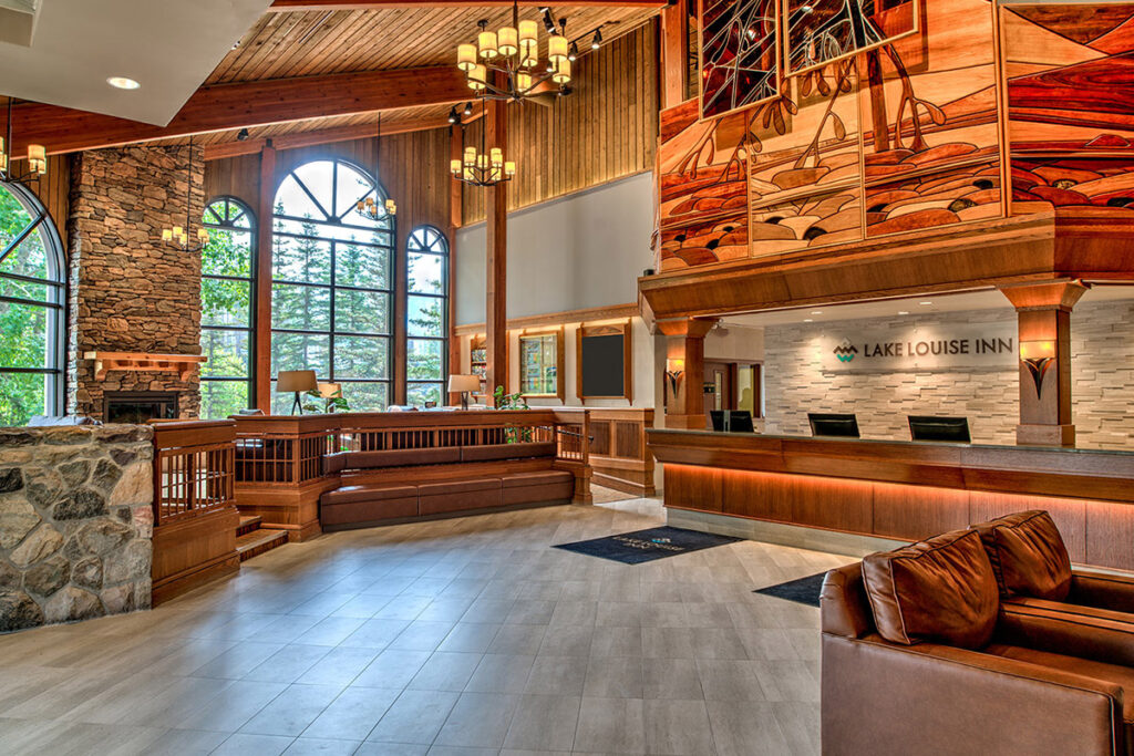 Lobby at Lake Louise Inn