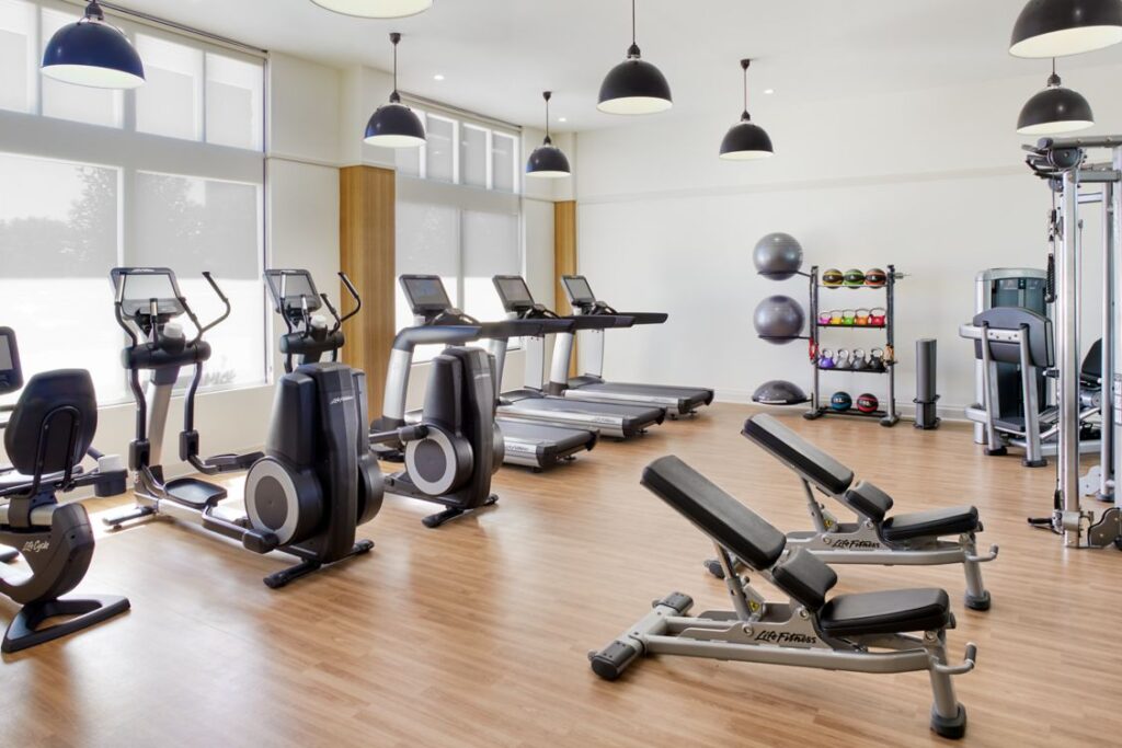 Hotel fitness centre