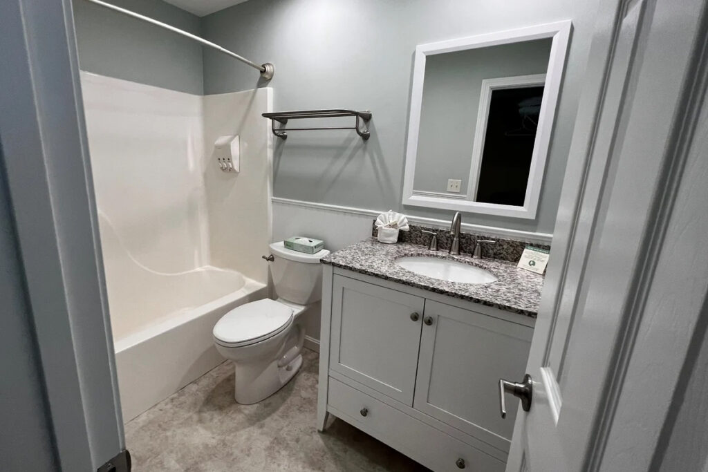 Guest room bathroom