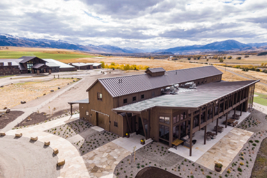 Hotel aerial view