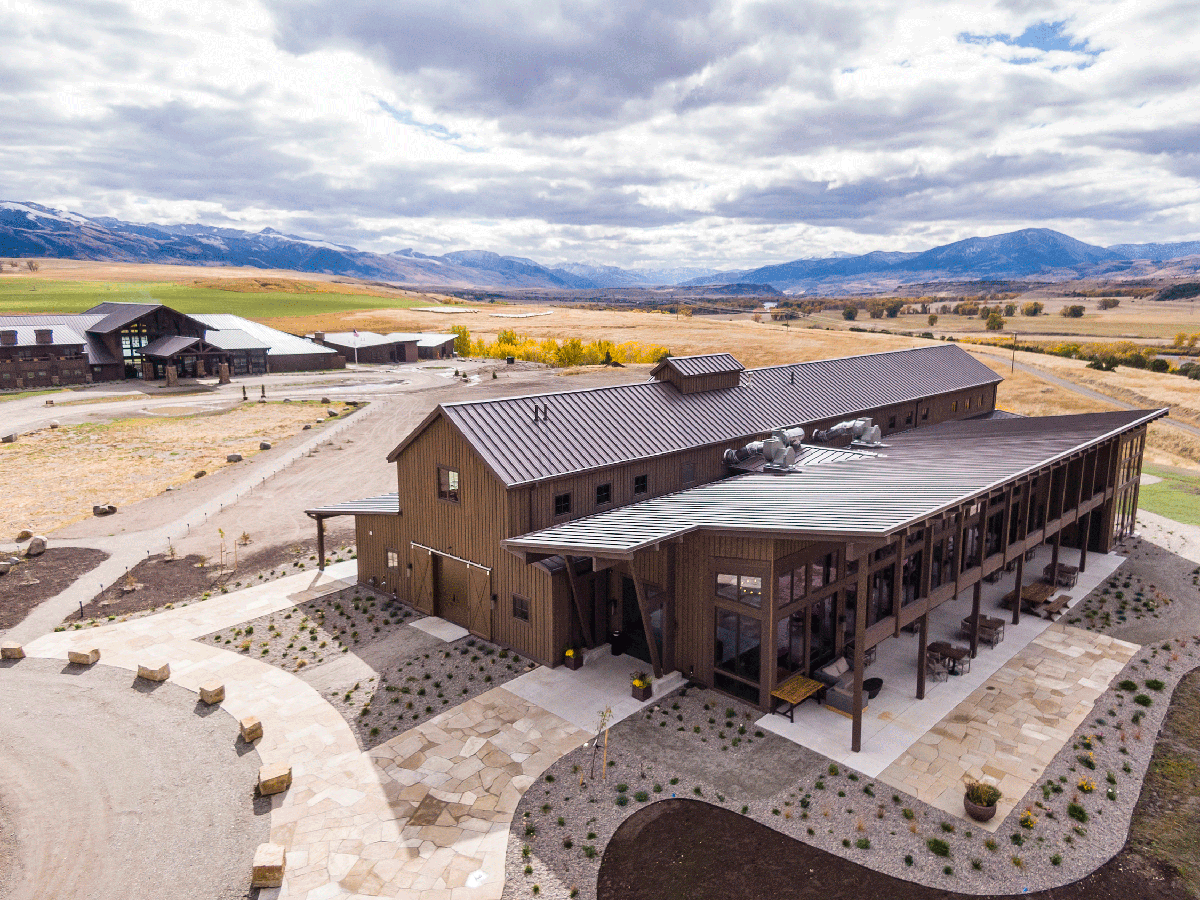 Hotel aerial view