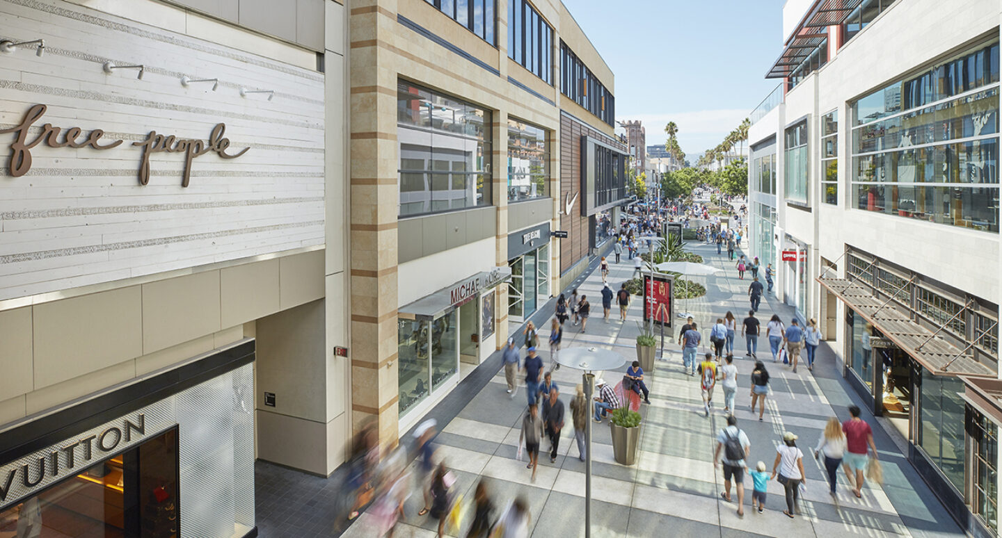 Santa Monica Place, a Macerich shopping centre and fashion outlet