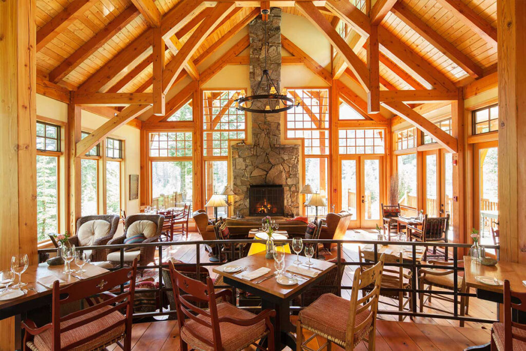 Dining area at the hotel