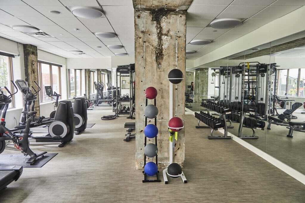 Hotel fitness centre