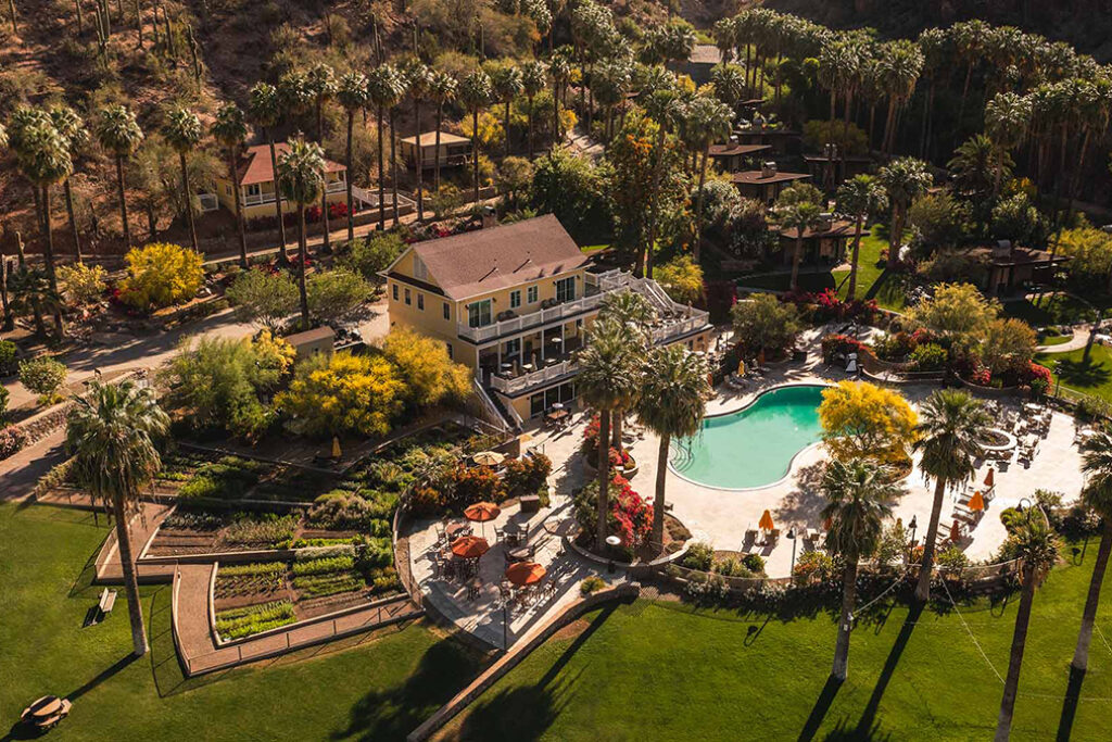 Hotel aerial view